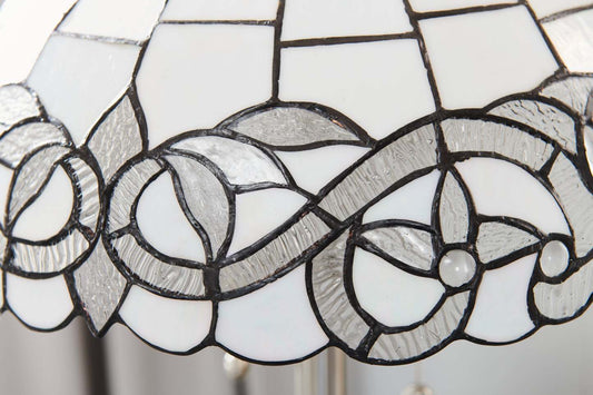 Jasmin 23 Tiffany Style Hand-Blown Glass Table Lamp|Lampe de table Jasmin de 23 po de style Tiffany avec verre soufflé à la main