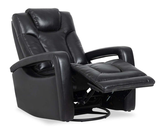Kenzo 35 Fauteuil inclinable pivotant et coulissant en tissu d'apparence cuir - Noir | Fauteuil pivotant, coulissant et inclinable Kenzo de 35 po en tissu d'apparence cuir - noir