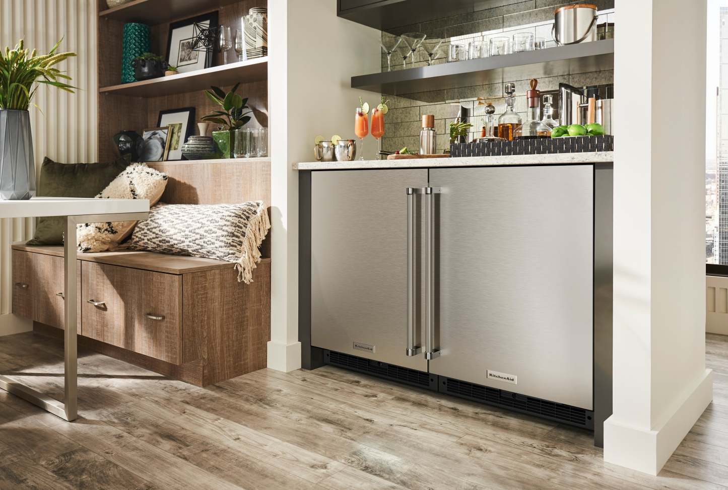 Réfrigérateur KitchenAid de 24 po et de 5 pi³ sous le comptoir - acier inoxydable - KURL114KSB | KitchenAid 24 5 Cu. Fort. Réfrigérateur sous le comptoir - Acier inoxydable - KURL114KSB