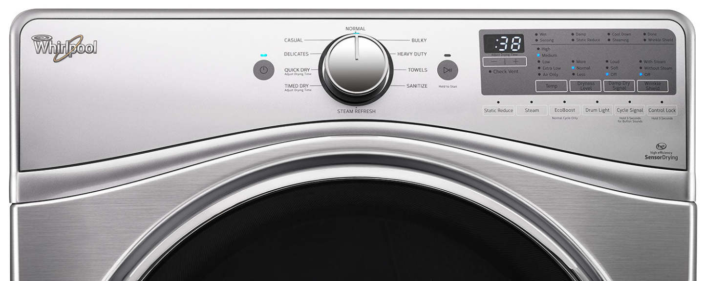 Whirlpool 7.4 Pi. Cu Sécheuse au gaz – WGD92HEFU|Sécheuse au gaz de 7.4 Pi. Cu Whirlpool - WGD92HEFU