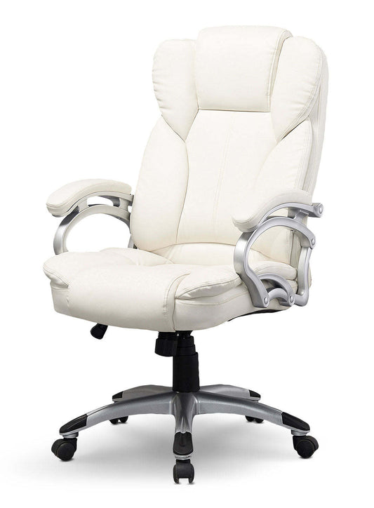 Lodwig Deluxe Office Chair - Blanc|Chaise de bureau de luxe Loft - Blanc|LODWHCHR