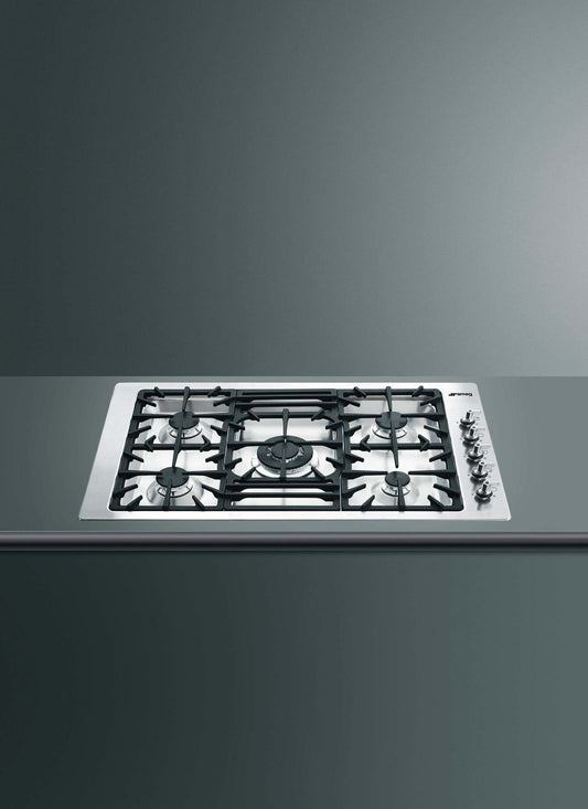 Smeg 36 Gaz Cooktop - PGFU36X|Surface de cuisson à gaz Smeg de 36 po - PGFU36X