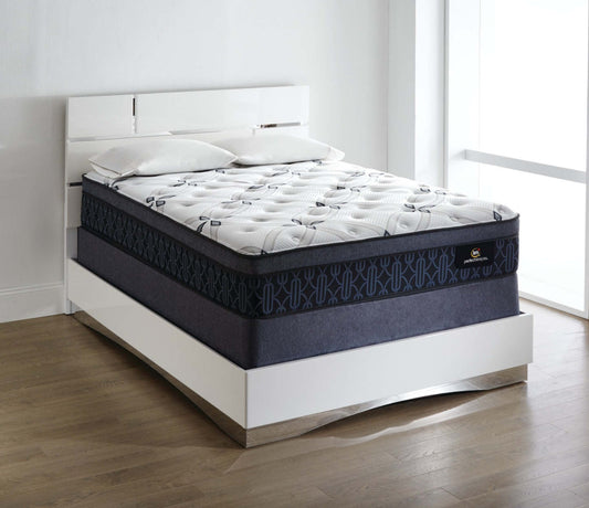 Serta Perfect Sleeper® Watson Firm Euro-Top Low-Profile Split Queen Mattress Set|Ensemble matelas ferme Euro-plateau divisé profil bas Watson Perfect Sleeper Serta pour grand lit