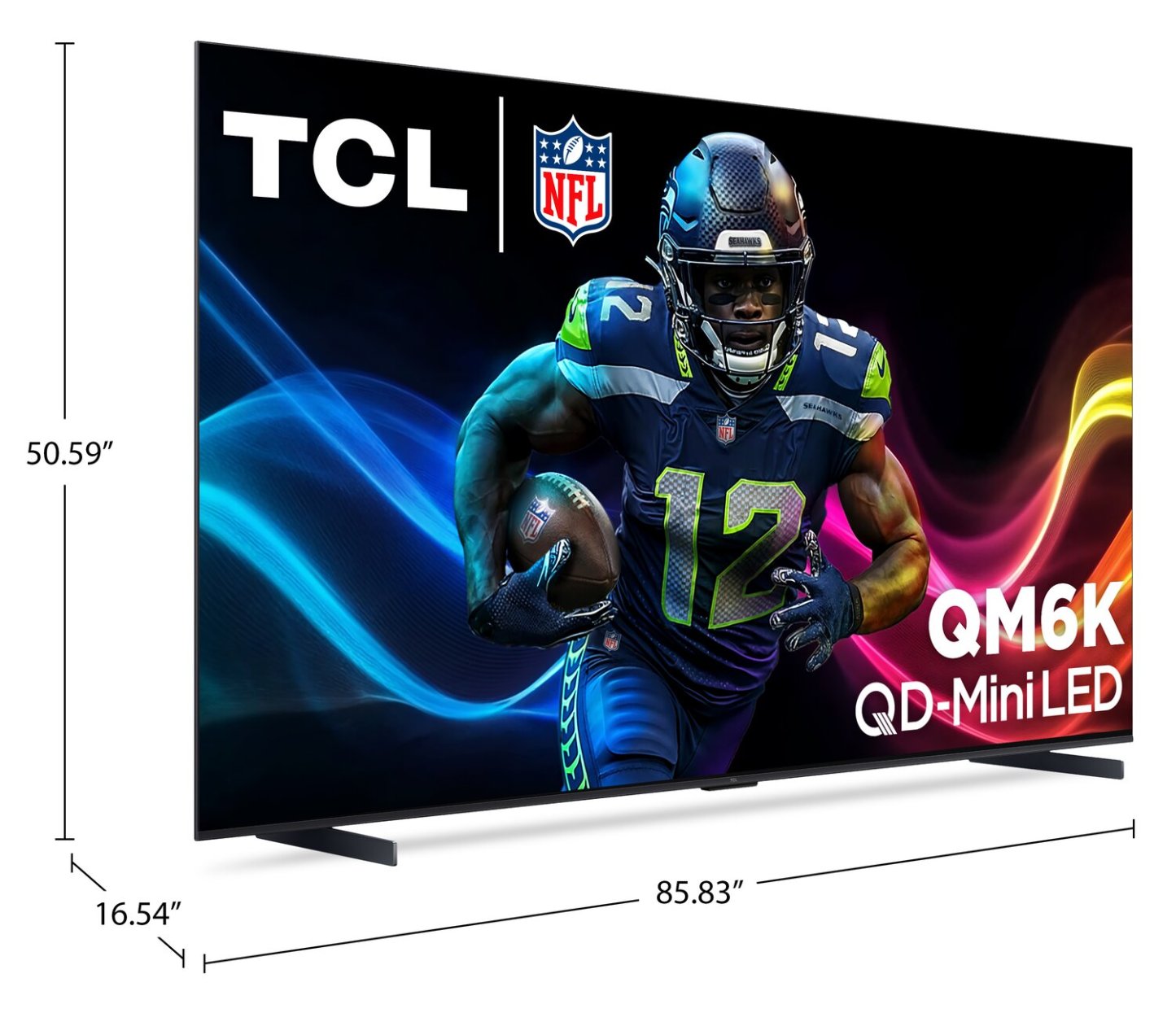 TCL 98 QM6K QD-Mini LED QLED 4K UHD Smart Google TV (98QM6K) | Téléviseur intelligent QLED TCL QM6K UHD 4K de 98 po avec Google TVMC et mini DEL QD (98QM6K)