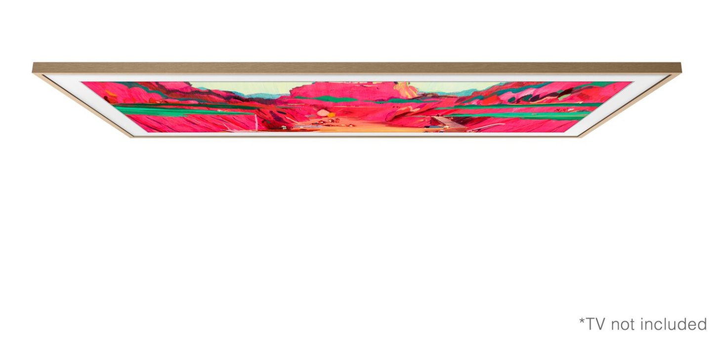 Cadre décoratif personnalisable pour téléviseur The Frame Pro de 65 po de Samsung - teck moderne