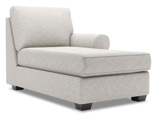 Sofa Lab Roll RAF Chaise - Luxe Argent | Fauteuil long de gauche Roll de la collection Sofa Lab - Luxe Argent | RO282793
