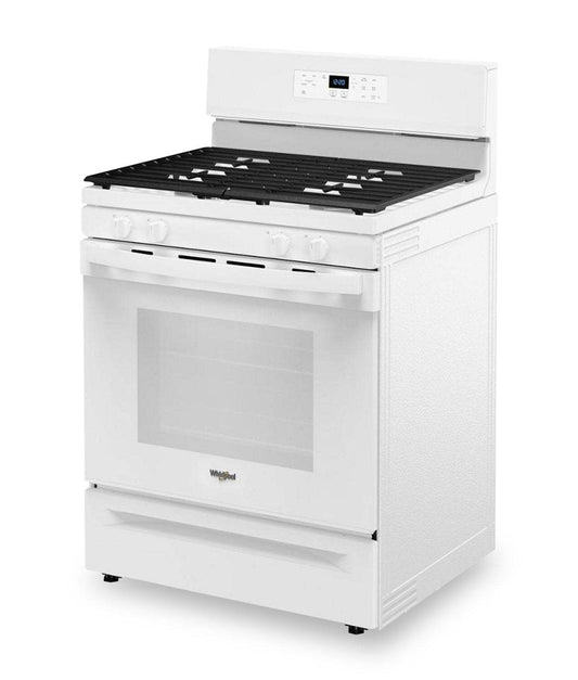 Cuisinière à gaz Whirlpool de 30 po et de 5,3 pi³ avec brûleur SpeedHeat™ - WFGS3530RW | Cuisinière à gaz Whirlpool de 5,3 pi³ et de 30 po avec brûleur SpeedHeatMC - WFGS3530RW | WFGS353W