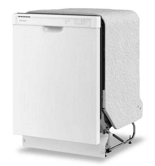 Lave-vaisselle Amana 24 59 dBA à commande frontale avec système de lavage à triple filtre - Blanc - ADFS2524RW | Lave-vaisselle Amana à 59 dBA de 24 po avec commandes à l'avant - blanc - ADFS2524RW | ADFS252W