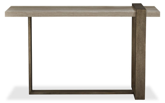 Cyprus 48” Modern Sofa Table - Beige/Bronze | Table de salon Cyprus - beige et bronze
