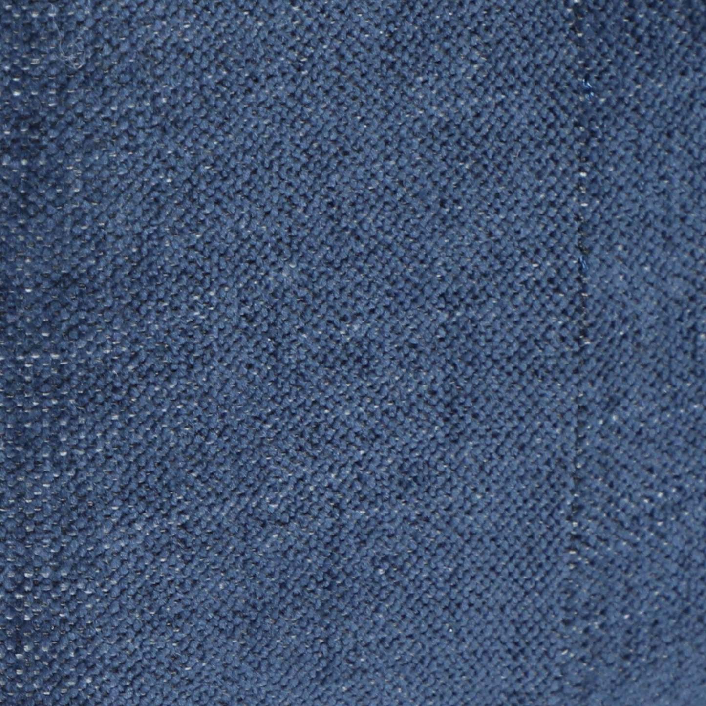 Zara 2-Piece Left-Facing Fabric Sectional with Chaise and Wood Legs - Navy | Canapé sectionnel gauche Zara 2 pièces en tissu avec chaise longue et pieds en bois - bleu marine