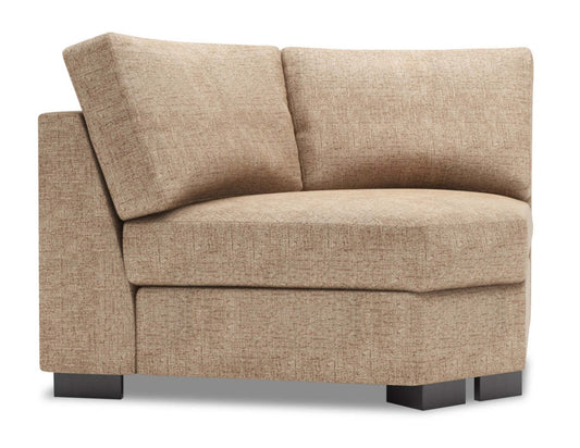 Sofa Lab Track Coin Incurvé - Taupe De Luxe | Fauteuil courbé en coin Track de la collection Sofa Lab - Luxury Taupe | TR842893