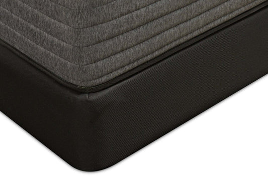 Ensemble de sommier tapissier divisé à profil bas Beautyrest Hotel 2025 noir | Ensemble sommier divisé à profil bas Hotel 2025 de Beautyrest BlackMD pour grand lit