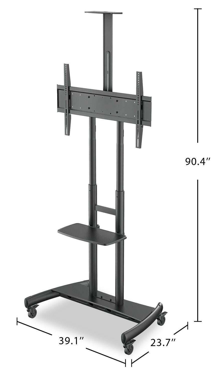 Chariot à roulettes Kanto pour téléviseurs de 55 po à 86 po
