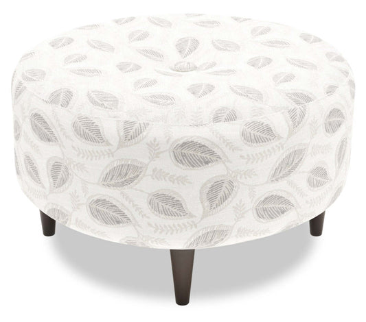 Fabriqué au Canada Sofa Lab personnalisable Pouf en tissu The Curve 31 - Prairie multicolore | Pouf The Curve de Sofa Lab de 31 po fabriqué au Canada en tissu - Prairie multicolore | CURV1148