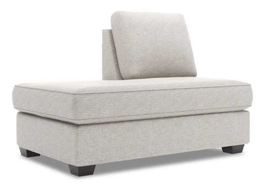 Canapé Lab Roll LAF Chaise Return - Argent de luxe | Rallonge pour fauteuil long de gauche Roll de la collection Sofa Lab - Argent de luxe | RO272793