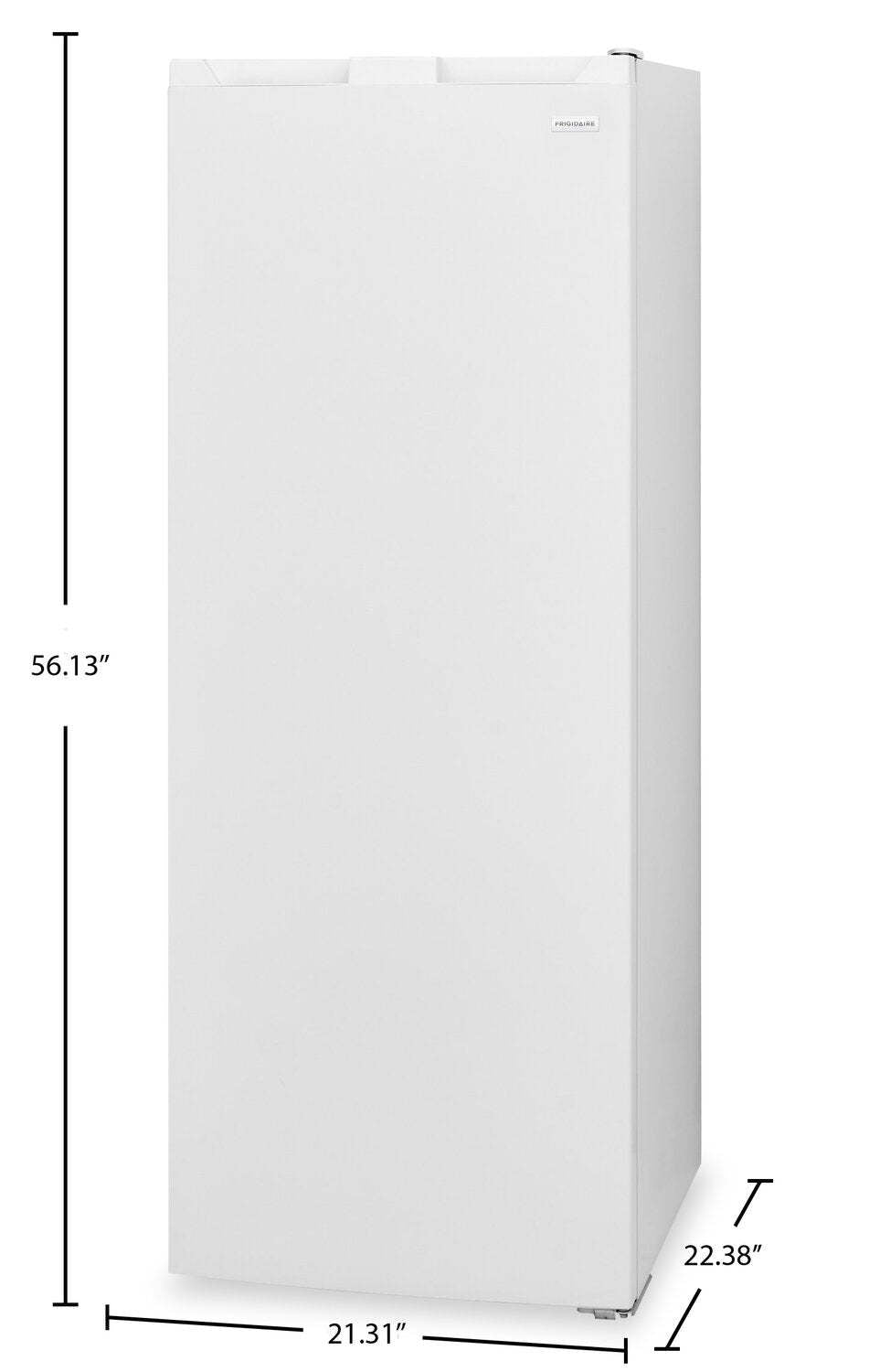 Frigidaire 7 Cu. Fort. Congélateur vertical prêt pour le garage - Blanc - FFUE0725AW | Congélateur vertical Frigidaire de 7 pi³ qui convient à une installation dans un garage - blanc - FFUE0725AW | FFUE072W