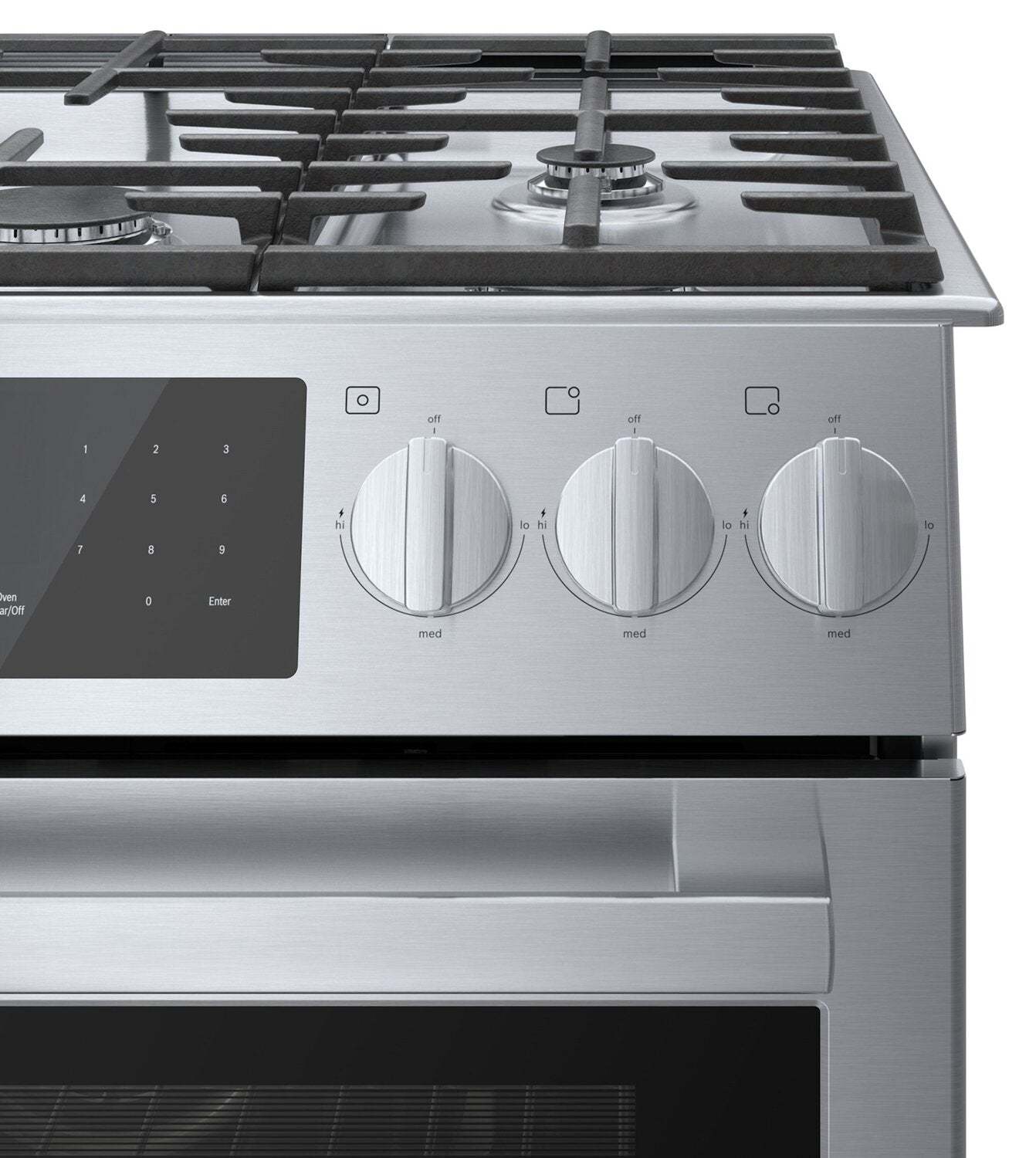 Cuisinière hybride Bosch de série 800 de 4,6 pi3 avec tiroir-réchaud - HDI8056C | Bosch Série 800 4,6 Cu. Fort. Cuisinière biénergie avec tiroir chauffant - HDI8056C | HDI8056C