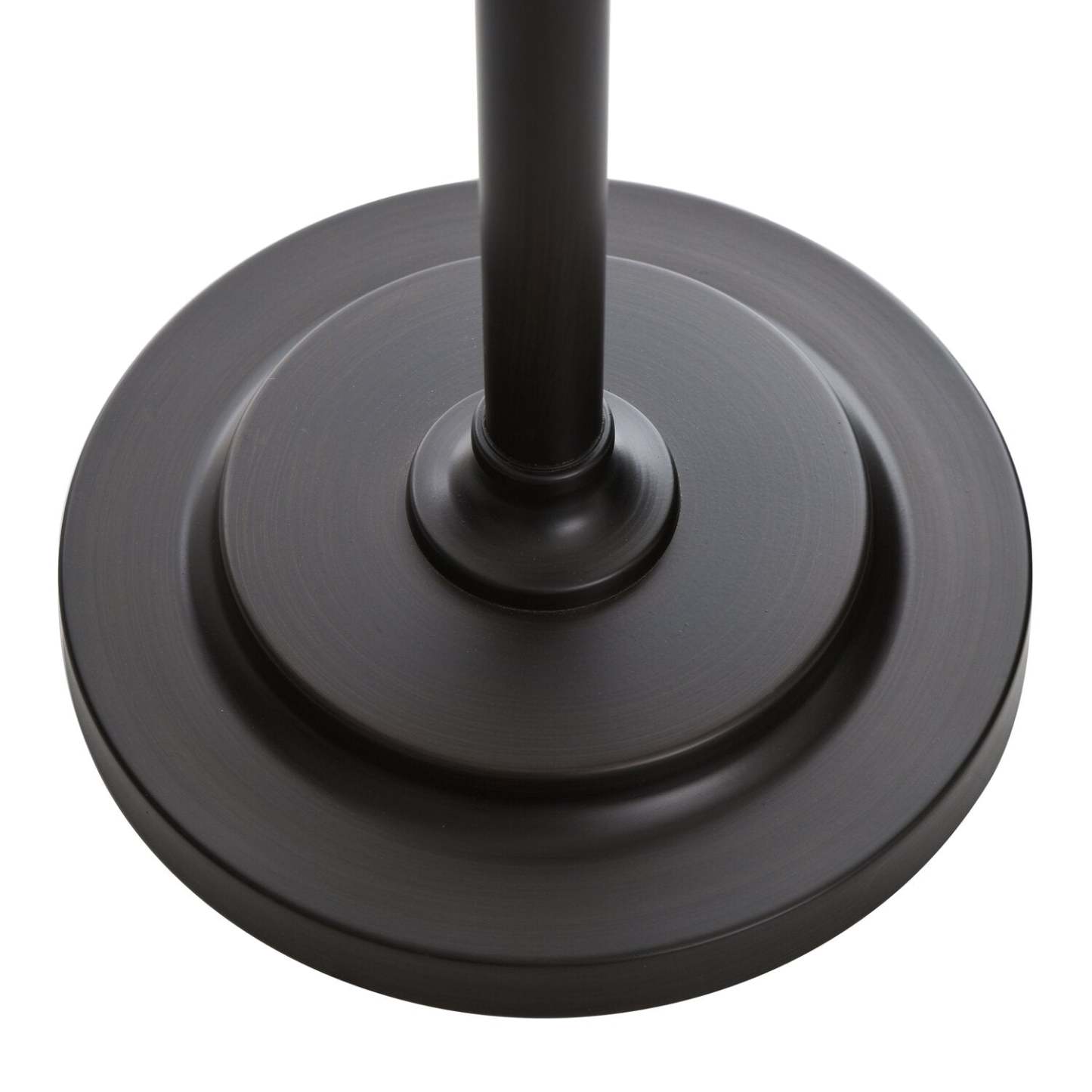 Delano 71.5 Antiqued-Bronze with Black Wire Shade Table Lamp |Lampe à pied Delano de 71,5 po bronze antique et noire avec abat-jour grillé