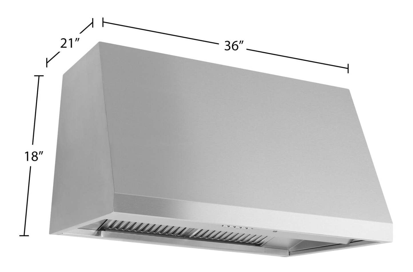 Hotte de cuisinière commerciale intelligente GE 36" - Acier inoxydable - UVW93642PSS | Hotte de cuisinière intelligente commerciale GE de 36 po - acier inoxydable - UVW93642PSS | UVW93642