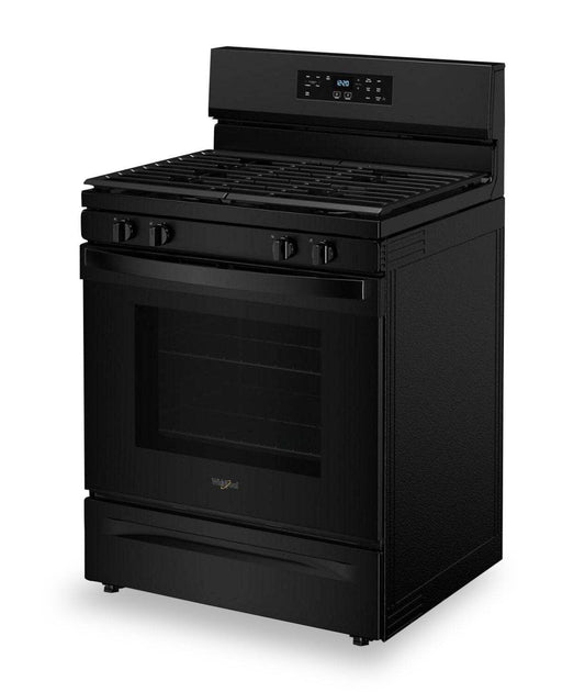 Cuisinière à gaz Whirlpool de 30 po et de 5,3 pi³ avec brûleur SpeedHeatMC - WFGS3530RB | Cuisinière à gaz Whirlpool de 5,3 pi³ et de 30 po avec brûleur SpeedHeatMC - WFGS3530RB | WFGS353B
