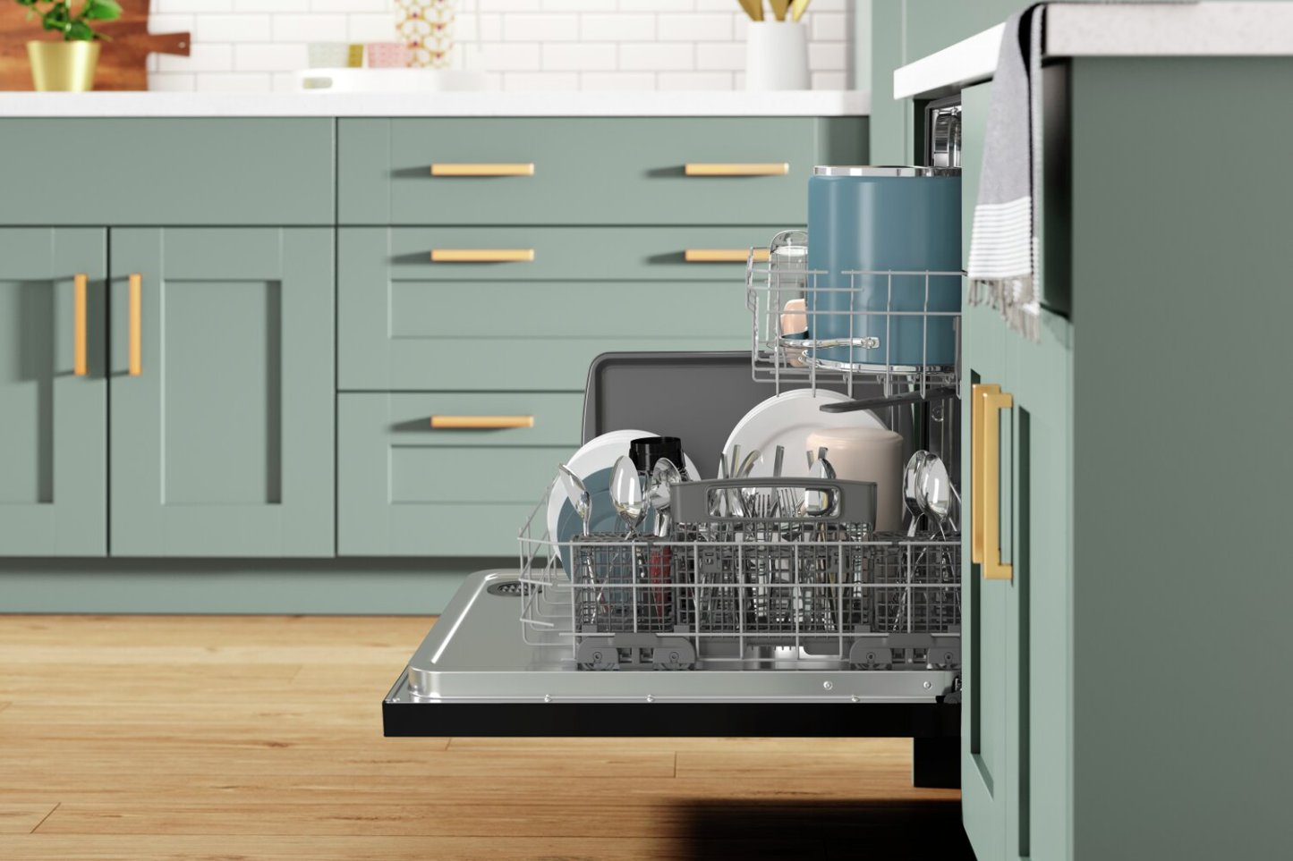 Lave-vaisselle Whirlpool 24 50 dBA à commande supérieure intégrée - Noir - WDT740SALB | Lave-vaisselle encastré Whirlpool de 24 po et de 50 dBA avec commandes sur le dessus - noir - WDT740…