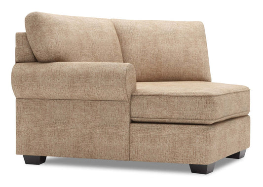 Canapé Lab Roll LAF Cuddler - Luxe Taupe | Fauteuil Cuddler de gauche Roll de la collection Sofa Lab - Luxury Taupe | RO872893