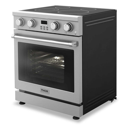 Thor Kitchen Cuisinière électrique professionnelle 4,8 pi³ - ARE30 | Cuisinière électrique professionnelle Thor Kitchen de 4,8 pi³ - ARE30 | ARE300SS