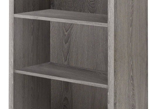 Bibliothèque 4 étagères Slade 23.75 - Taupe foncé|Bibliothèque Slade de 23,75 po à 4 tablettes - taupe foncé