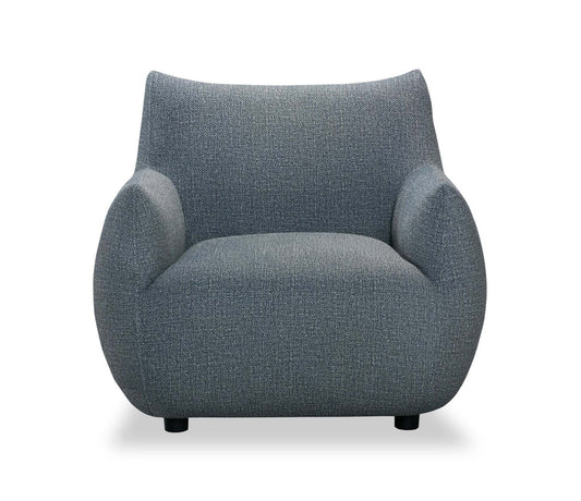 Luna 35.4 Fabric Accent Chair - Grey | Fauteuil d’appoint Luna 35,4 po en tissu - gris