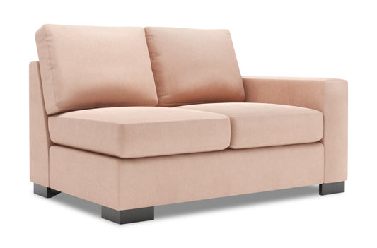 Sofa Lab Track RAF Loveseat - Pax Rose | Causeuse de droite Track de la collection Sofa Lab - Pax Rose | TR223249