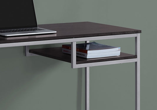 Bureau Frankie 48 avec étagère - Espresso|Bureau Franzie de 48 po avec tablette - espresso