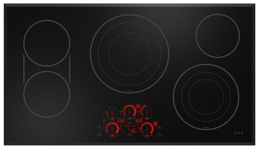 Cafe 36 5-Element Electric Cooktop - Black - CEP90361TBB | Surface de cuisson électrique Café de 36 po à 5 éléments - noire - CEP90361TBB