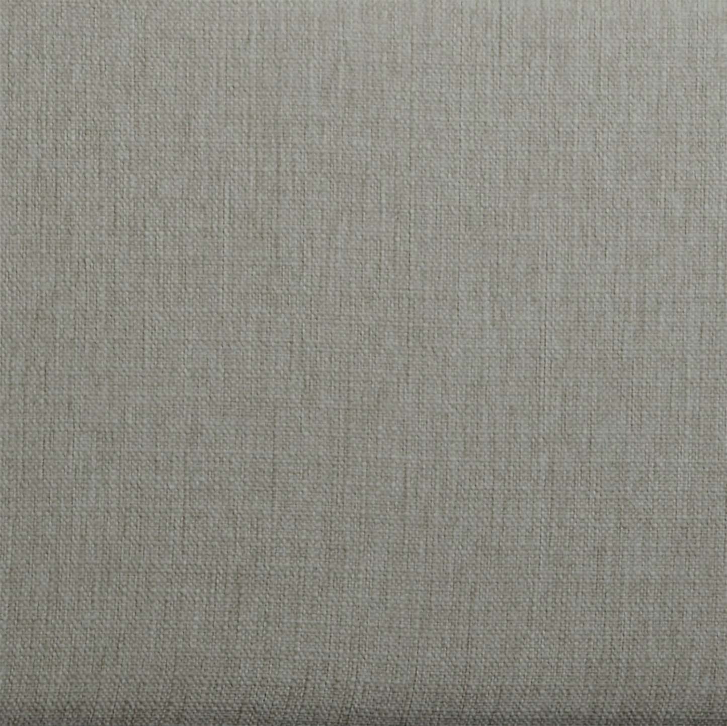 Fabriqué au Canada, canapé Kylie de Cindy Crawford Home de 78 po en tissu d’apparence lin avec pattes en bois - gris Zeus