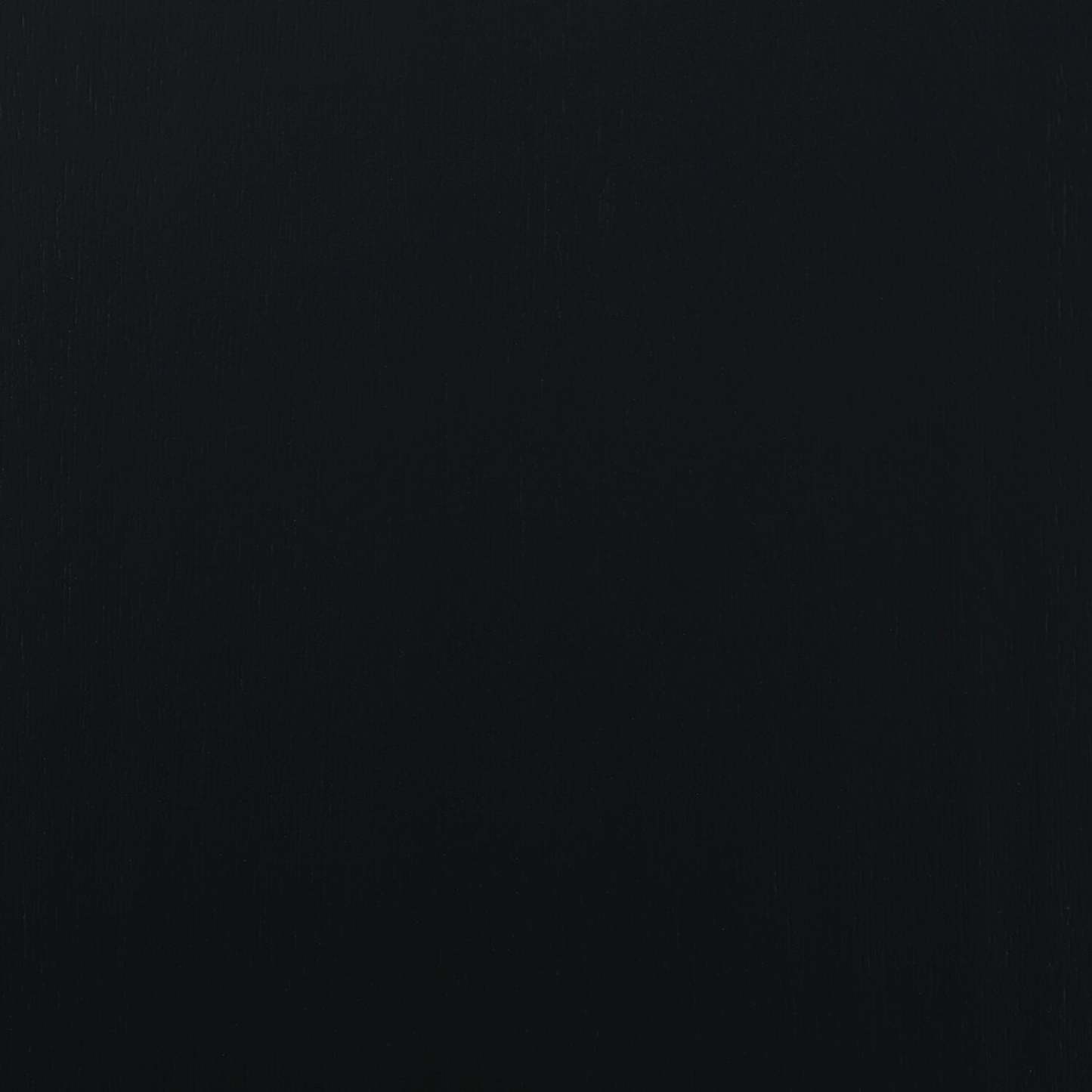 Chaise de salle à manger Bryn avec siège en tissu, dossier à lattes - noire