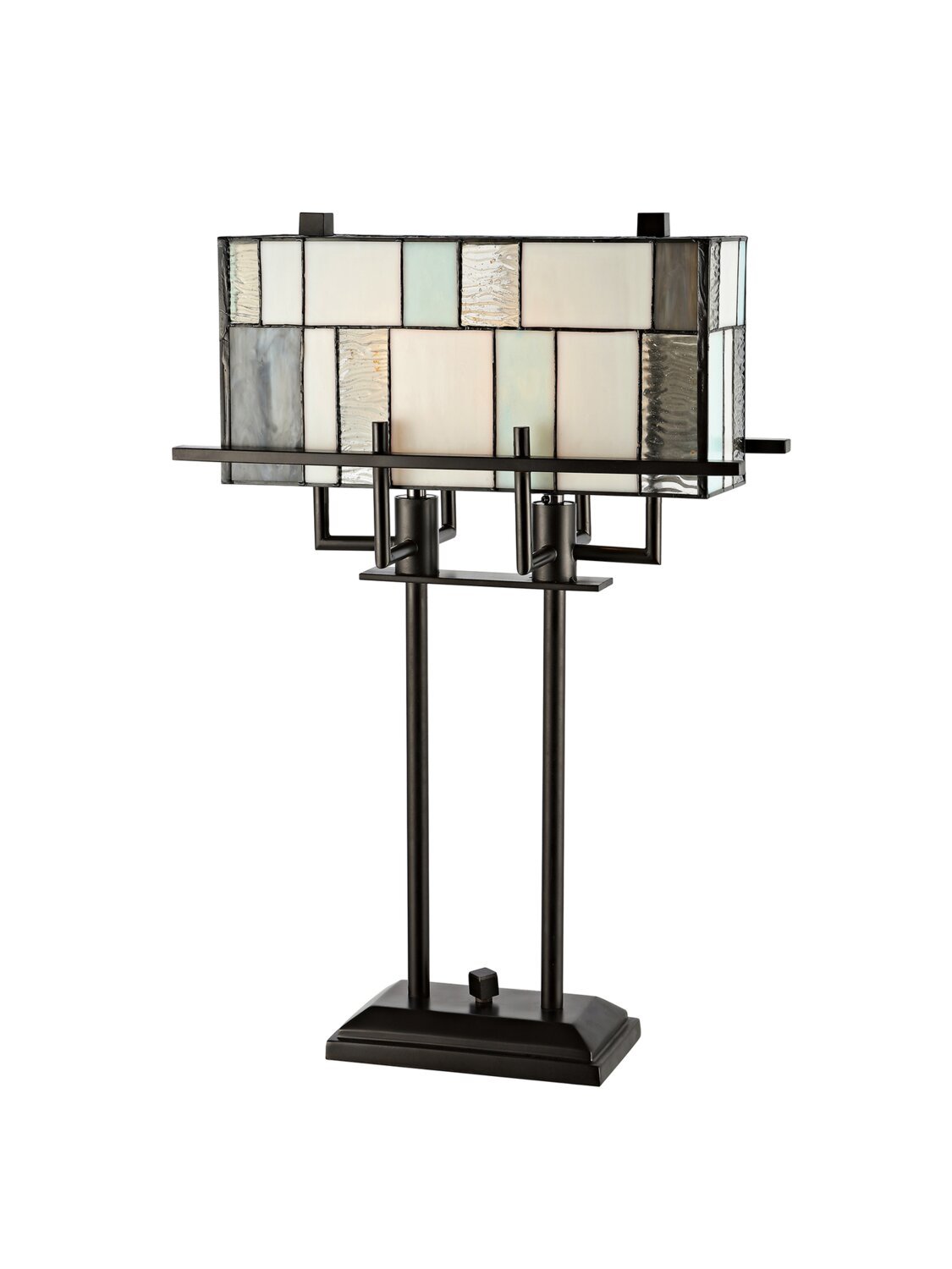 Manson 24 Tiffany Style Hand-Blown Glass Table Lamp|Lampe de table Manson de 24 po de style Tiffany avec verre soufflé à la main