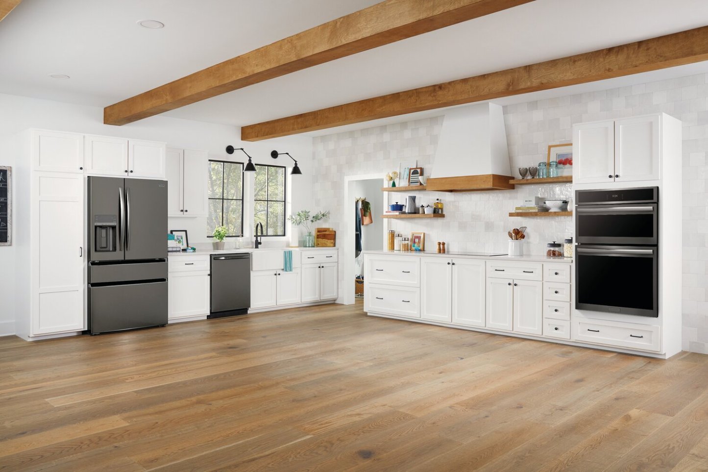 Frigidaire Gallery 24 Lave-vaisselle encastrable à commande supérieure 52 dBA - Acier inoxydable noir Smudge-Proof™… | Lave-vaisselle encastré Frigidaire Gallery de 24 po et de 52 dBA avec commandes sur le dessus - acie…