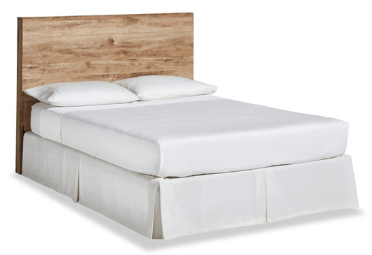 Tête de lit à panneau Derekson, Naturel - Grand lit | Tête de lit à panneau Derekson, naturelle - format grand lit