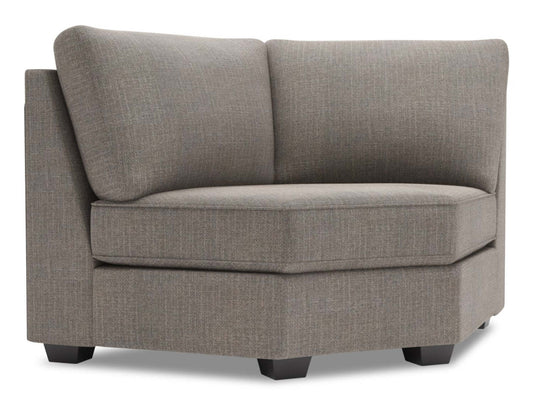 Sofa Lab Roll Curved Wedge - Luna Smoke | Fauteuil courbé en coin Roll de la collection Sofa Lab - Luna Smoke | RO842391