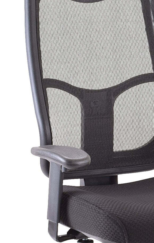 Tempur-Pedic Remy 26,8" Office Chair - Noir avec dossier en maille | Chaise de bureau Remy de Tempur-Pedic de 26,8 po - noire avec dossier en maille