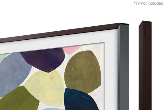Cadre personnalisable Samsung pour 43 The Frame TV - Brun moderne | SCFA43BW