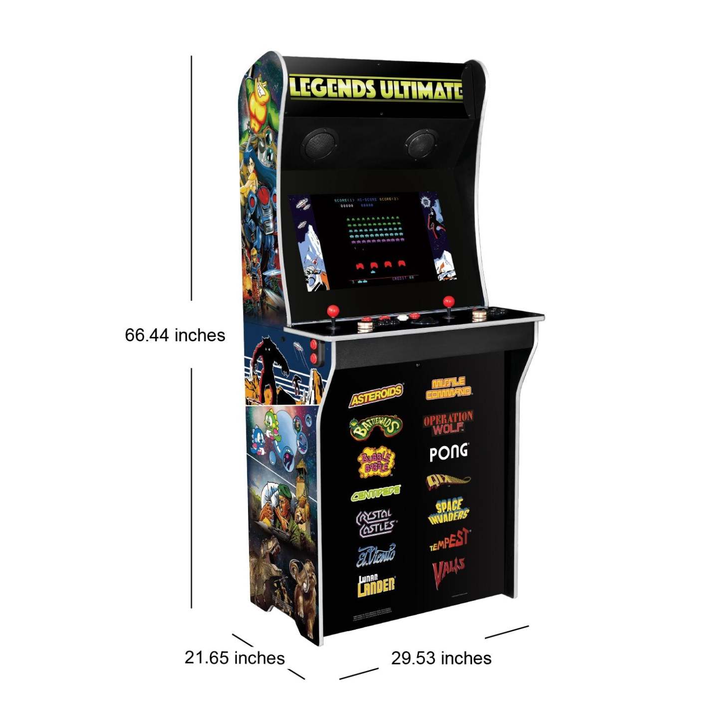 Armoire d'arcade de jeu AtGames Legends Ultimate HD 300 | Borne d'arcade Legends Ultimate HD de AtGames avec 300 jeux