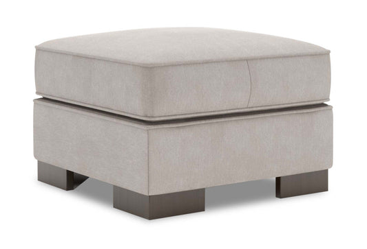 Fabriqué au Canada Canapé personnalisable Lab Track 24 en tissu d'apparence lin - Pax gris ardoise | Pouf Track de Sofa Lab de 24 po fabriqué au Canada en tissu d'apparence lin - gris Pax Slate | TR803049