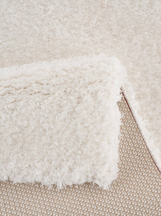 Tapis à poils longs blancs Lawson - 7'9 x 9'5 | Tapis à poils long Lawson blanche - 7 pi 9 po x 9 pi 5 po | LOISWH08