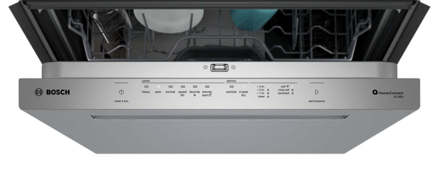 Bosch 800 Series 24'' Smart Dishwasher with Third Rack – Anti-Fingerprint Stainless Steel- SHP78DM5N | Lave-vaisselle intelligent Bosch de série 800 de 24 po avec 3e panier - acier inoxydable résistant aux traces de doigts - SHP78DM5N | SHP78DMN