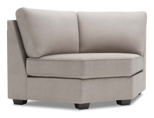 Fauteuil courbé en coin Roll Curved Wedge de la collection Sofa Lab - Pax Slate | RO843049