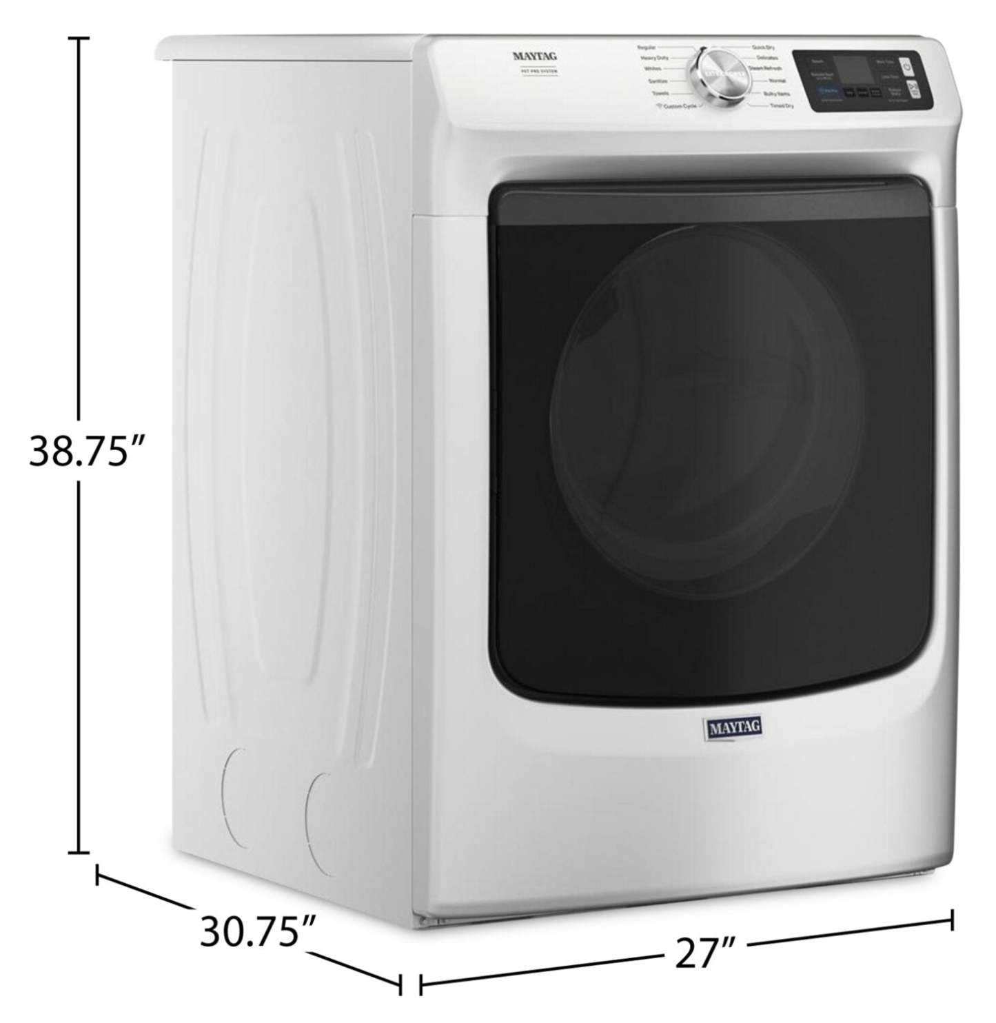 Maytag 7,4 pi3 Sécheuse à gaz intelligente Pet Pro - Blanc - MGD7020RW | Sécheuse à gaz intelligente Pet Pro de 7,4 pi3 de Maytag – MGD7020RW | MGD7020W