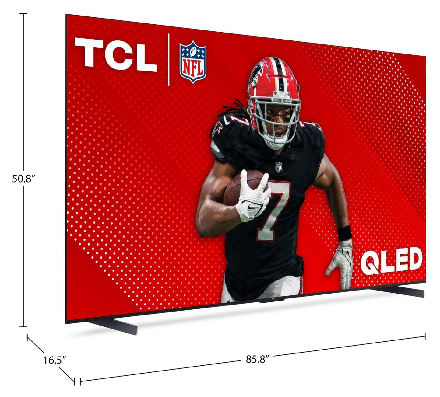 Téléviseur intelligent Google TCL 98 QLED Pro 4K UHD HDR Pro+ 120 Hz (98Q651G-CA) | Téléviseur intelligent QLED Pro de TCL UHD 4K de 98 po à 120 Hz avec HDR Pro+ et Google TVMC (98Q651G-CA)