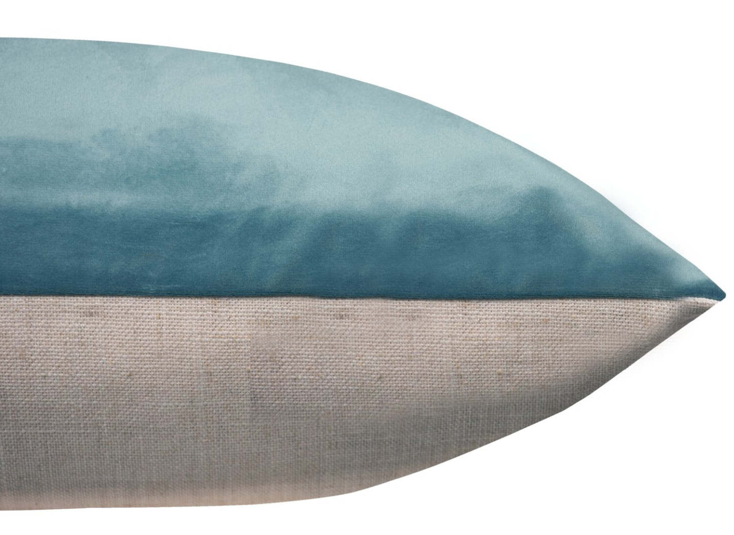 Coussin décoratif d'apparence velours - Bleu clair | Coussin décoratif d'apparence velours - bleu clair | FL1028DP