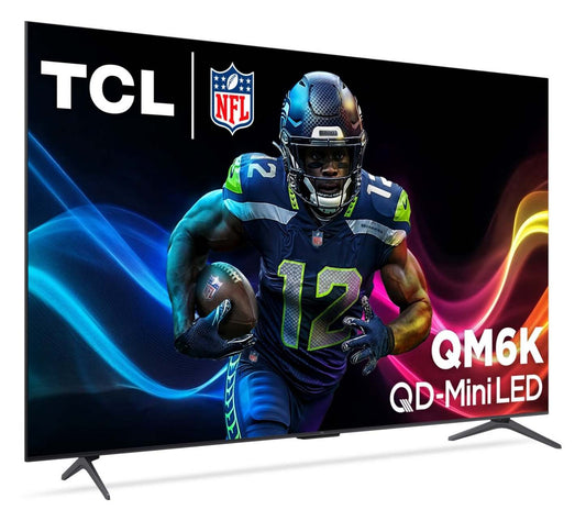 TCL 55 QM6K QD-Mini LED QLED 4K UHD Smart Google TV (55QM6K) | Téléviseur intelligent QLED TCL QM6K UHD 4K de 55 po avec Google TVMC et mini DEL QD (55QM6K)