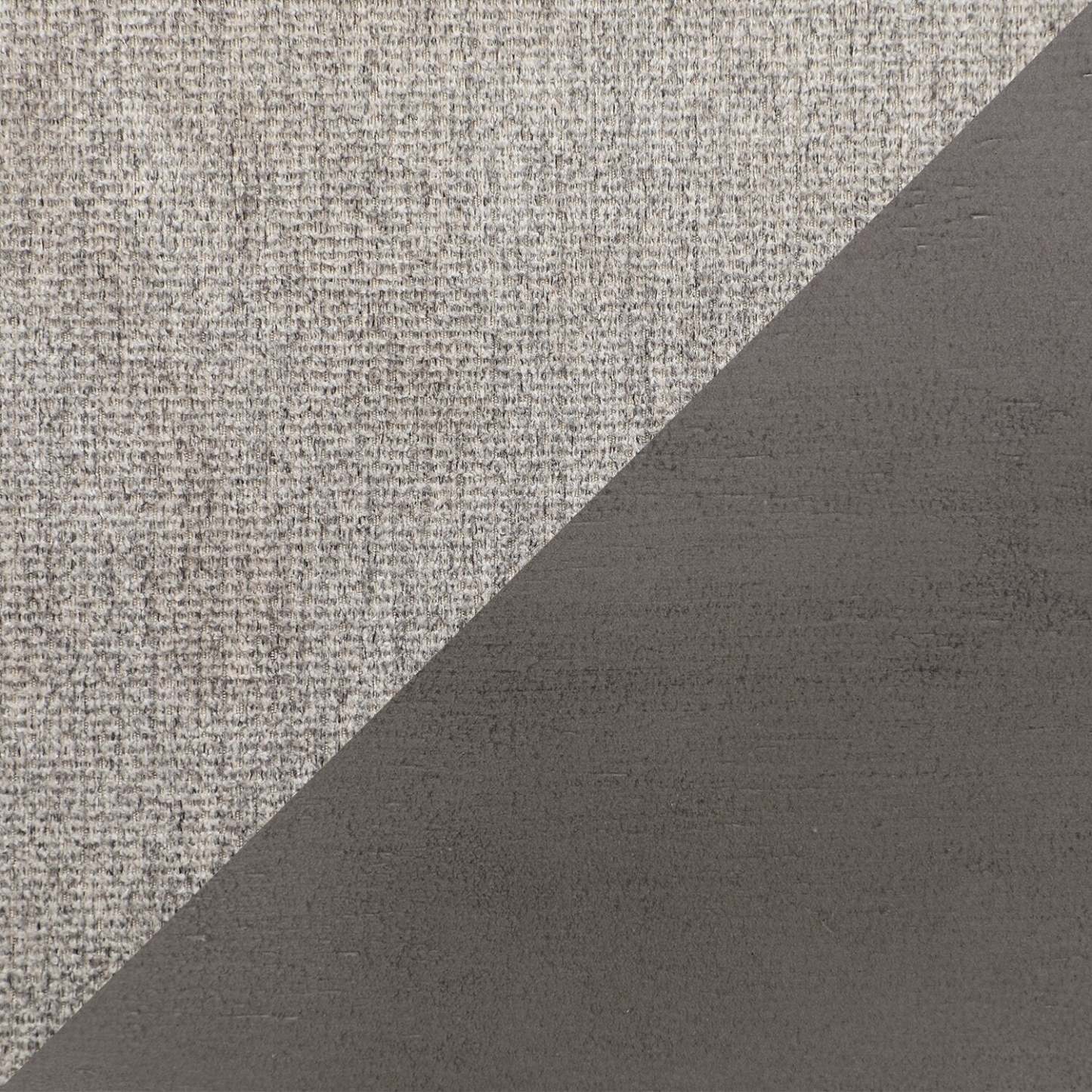 Chaise de salle à manger à hauteur de comptoir Krew avec tissu en polyester, dossier en échelle, mélamine - Gris | Chaise de salle à manger Krew de hauteur comptoir en tissu de polyester et en mélamine avec dossier en échelle - grise